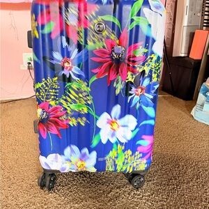 Floral Hard Shell Suitcase